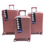 Set Valijas Flb Pp Oro Rosa  20 24 28 175 4Ruedas